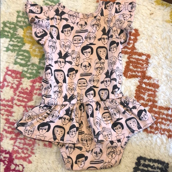 Famous Artist Ruffle One-Piece - Picture 4 of 4